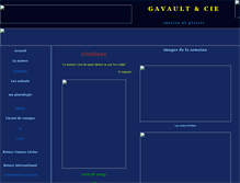 Tablet Screenshot of gavault.com